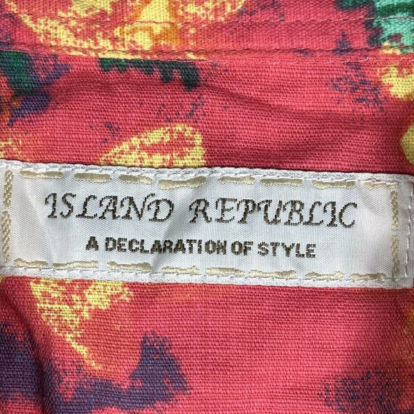 Island Republic Hawaiian Shirt Mens XL Short Sleeve Pockets Relaxed Fit NWT - Picture 3 of 10